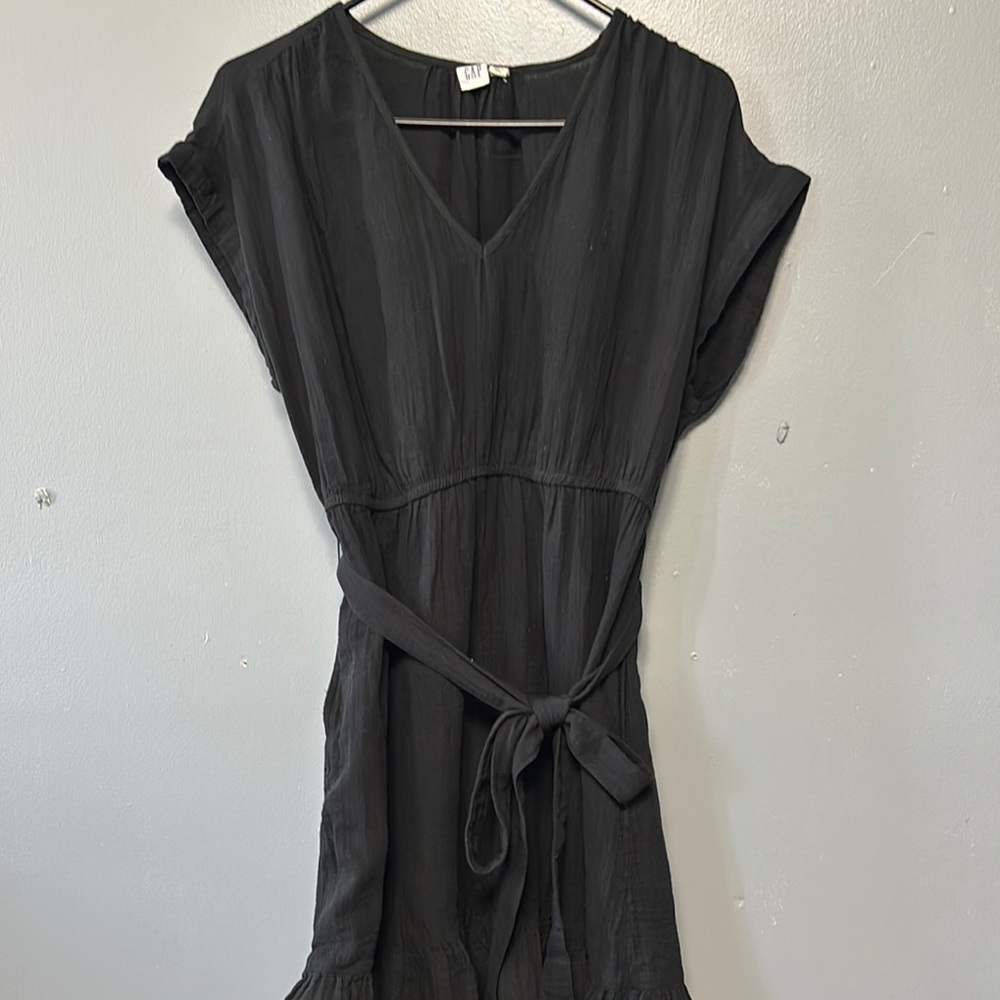 GAP Black Sheath Dress with Dolman Sleeves